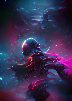 AI短剧星河织梦剧集海报，AI绘制的星空下相拥的两位主角，色彩梦幻温柔，具有典型甜宠短剧的浪漫视觉风格